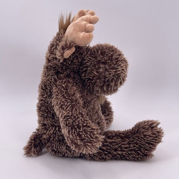 Mary Meyer 15" Moose Plush Super Soft Cuddly Stuffed Animal Brown Tan Fur - Picture 5 of 13